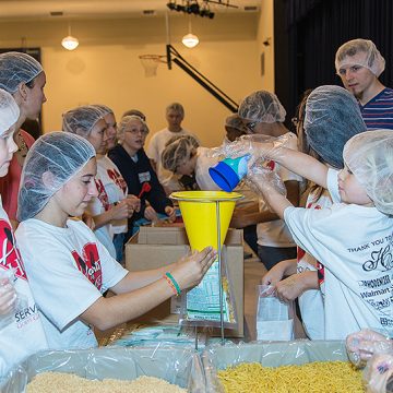 Charity project in christian kindergarten