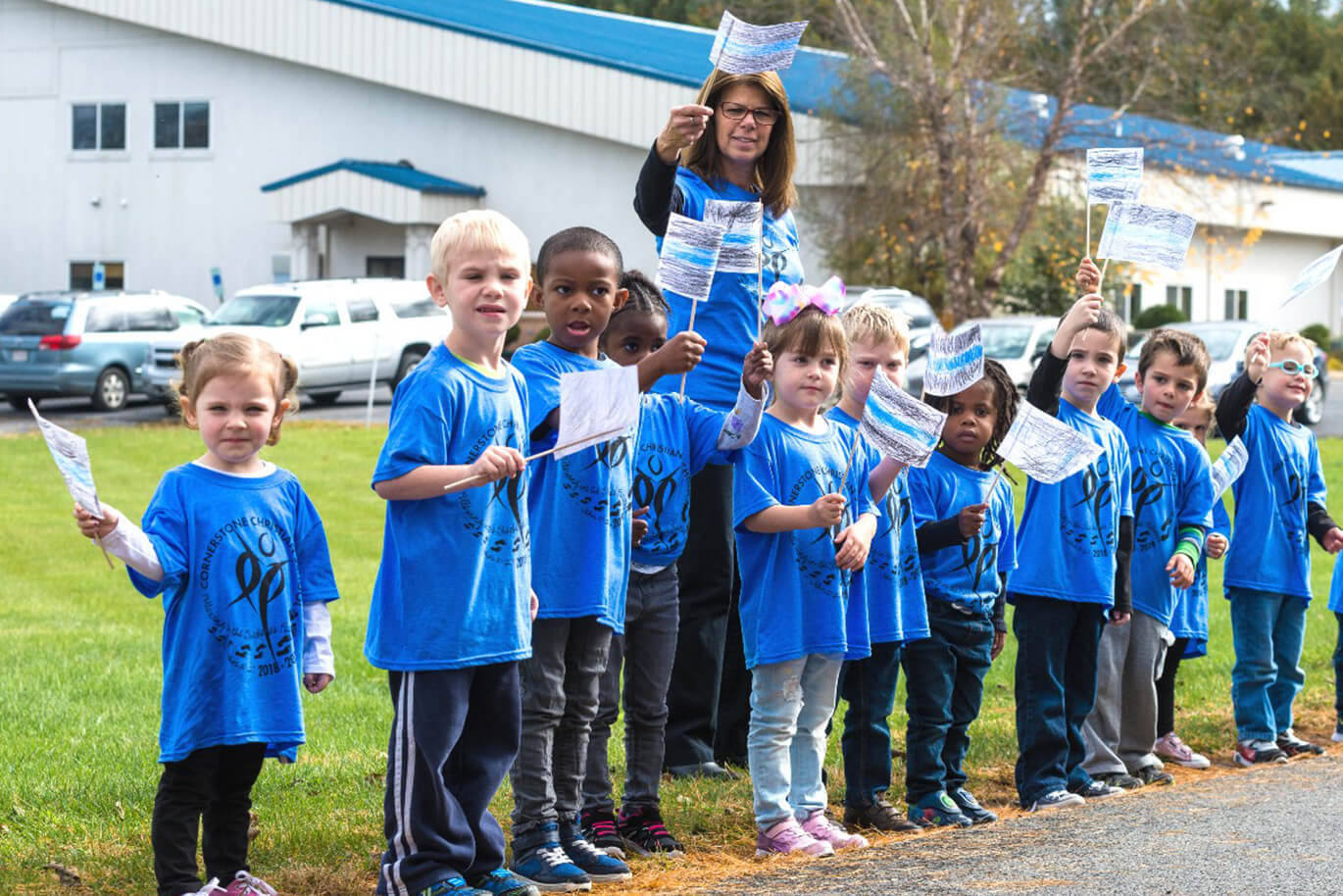 outdoor activities in preschool in Harrisonburg, VA