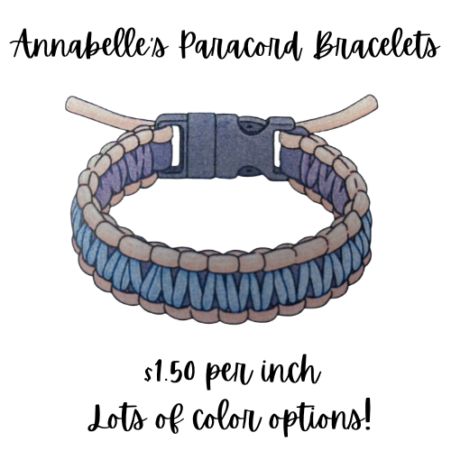 Annabelle’s Paracord Bracelets